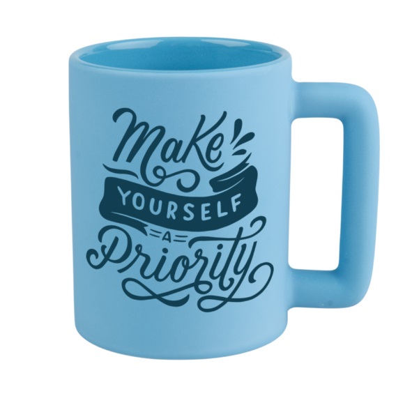 Coloured Matte Sublimation Mug - Rectangular Handle